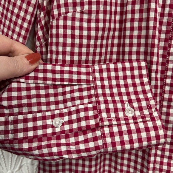 Tyler Boe Red Gingham Sherri Tunic - Picture 3 of 7